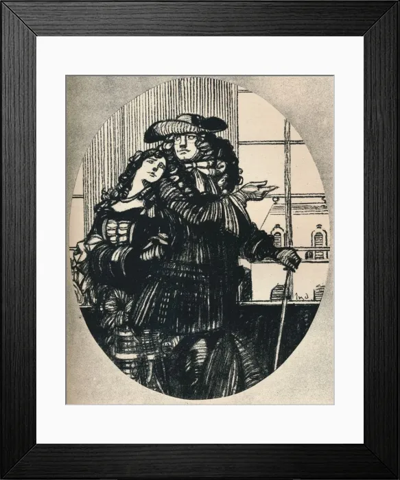 Framed Print : Le Lutrin, Chant II (Boileau), c1920, (1923). Artist: Maxime Dethomas Framed Print : Le Lutrin, Chant II (Boileau), c1920, (1923). Artist: Maxime Dethomas