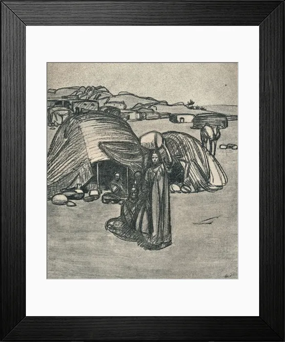 Framed Print : Aux Portes Du Desert, c1920, (1923). Artist: Maxime Dethomas Framed Print : Aux Portes Du Desert, c1920, (1923). Artist: Maxime Dethomas