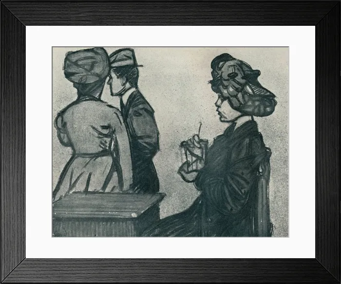 Framed Print : La Complaisante Amie, c1920, (1923). Artist: Maxime Dethomas Framed Print : La Complaisante Amie, c1920, (1923). Artist: Maxime Dethomas