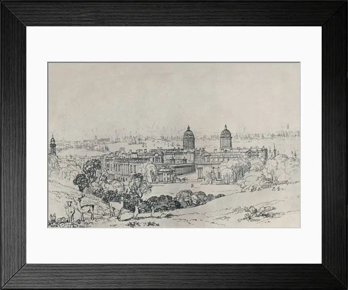 Framed Print : London from Greenwich Park, c1809, (1923). Artist: JMW Turner Framed Print : London from Greenwich Park, c1809, (1923). Artist: JMW Turner