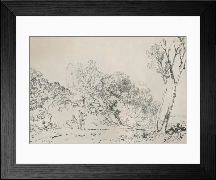 Framed Print : Winchelsea, Sussex, 1812, (1923). Artist: JMW Turner Framed Print : Winchelsea, Sussex, 1812, (1923). Artist: JMW Turner