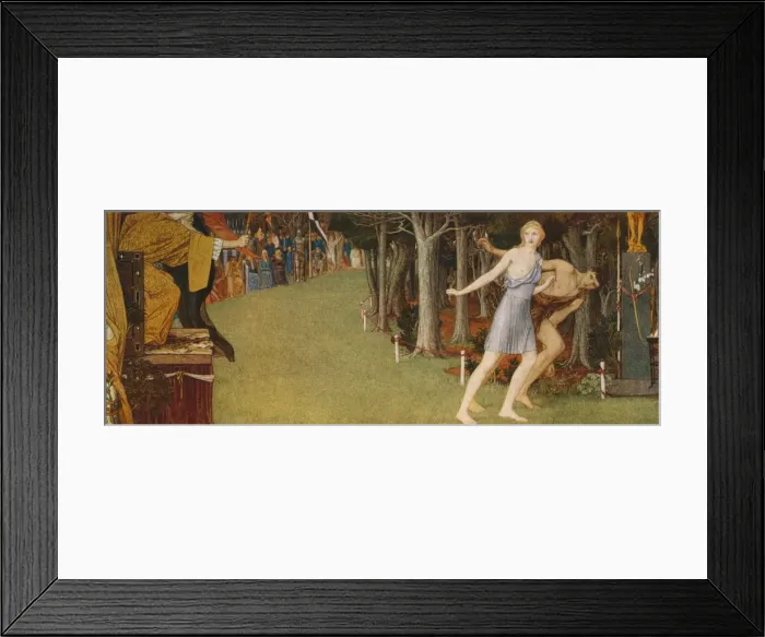 Framed Print : Atalantas Race, 1922, (1923). Artist: John Dickson Batten Framed Print : Atalantas Race, 1922, (1923). Artist: John Dickson Batten