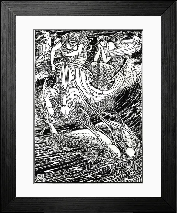Framed Print : Illustration for the Faerie Queene, c1890, (1897). Artist: Walter Crane