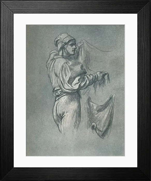 Framed Print : Study for The Arts of Industry as Applied to War, c1870, (1897). Artist: Frederic Leighton Framed Print : Study for The Arts of Industry as Applied to War, c1870, (1897). Artist: Frederic Leighton