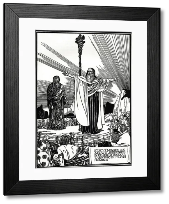 Framed Print : Illustration for The Altar Book, 1892, (1897). Artist: Robert Anning Bell Framed Print : Illustration for The Altar Book, 1892, (1897). Artist: Robert Anning Bell
