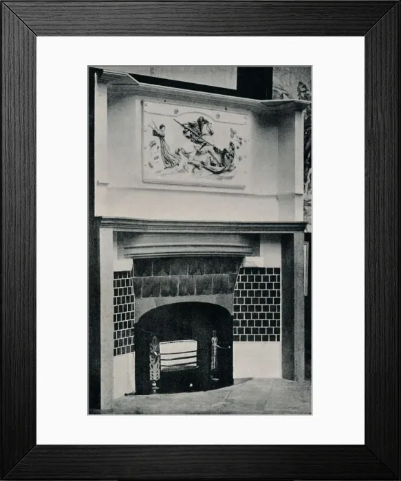 Framed Print : Chimneypiece, c1895, (1897). Artist: George Washington Jack Framed Print : Chimneypiece, c1895, (1897). Artist: George Washington Jack