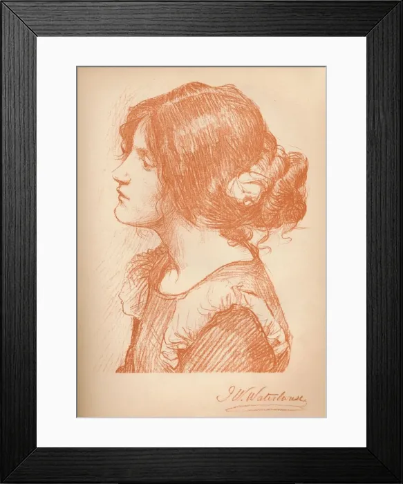 Framed Print : Sketch Of A Woman c1885, (1896). Artist: James Abbott McNeill Whistler Framed Print : Sketch Of A Woman c1885, (1896). Artist: James Abbott McNeill Whistler