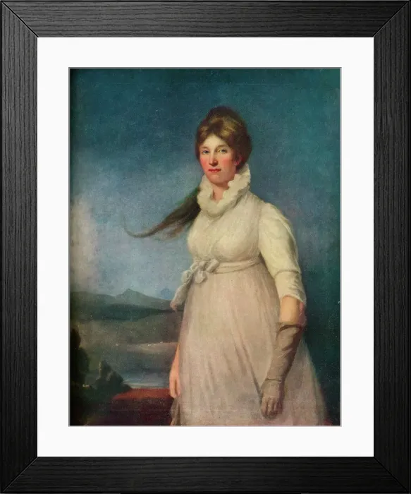 Framed Print : Mrs Chandler, c1815. Artist: John James Masquerier Framed Print : Mrs Chandler, c1815. Artist: John James Masquerier