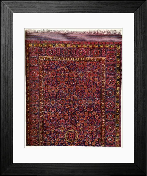 Framed Print : A Bukhara rug, c1800 Framed Print : A Bukhara rug, c1800