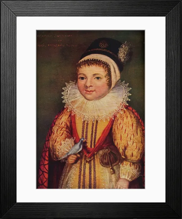 Framed Print : George Jamesone Junior, c1633. Artist: George Jamesone Framed Print : George Jamesone Junior, c1633. Artist: George Jamesone