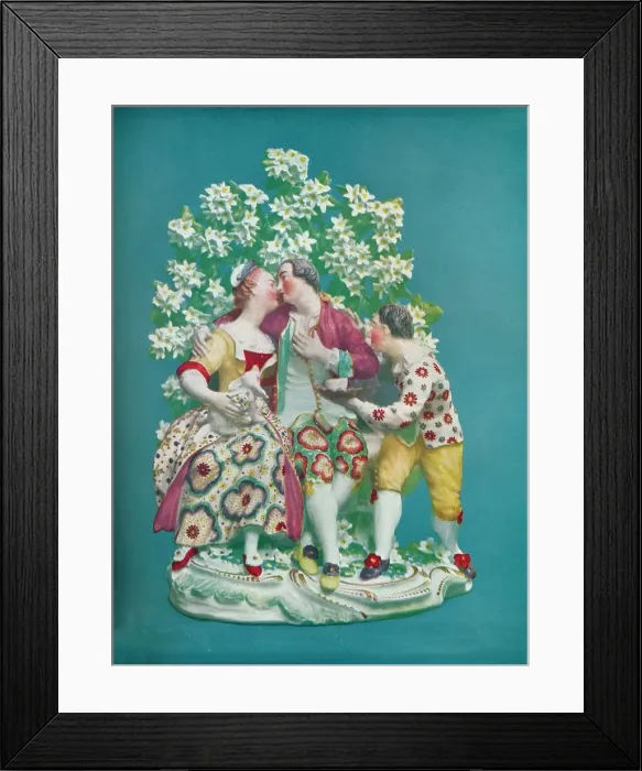 Framed Print : Scene from the Italian Comedy, c1770 Framed Print : Scene from the Italian Comedy, c1770