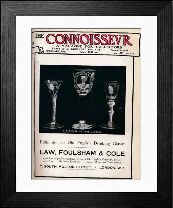 Framed Print : Cover of The Connoisseur, February 1921 Framed Print : Cover of The Connoisseur, February 1921