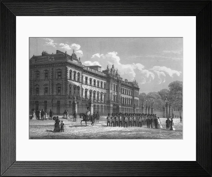 Framed Print : Buckingham Palace, London, c1850 (1878) Framed Print : Buckingham Palace, London, c1850 (1878)