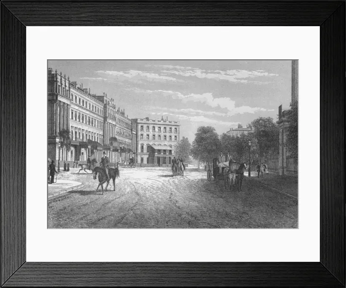Framed Print : Belgrave Square, Westminster, London, c1850 (1878)