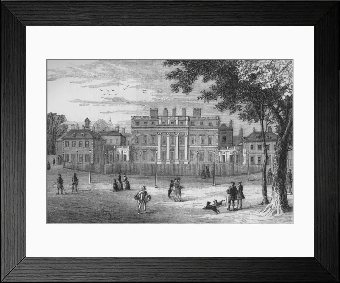 Framed Print : Buckingham House, Westminster, London, in 1775, c1875 (1878) Framed Print : Buckingham House, Westminster, London, in 1775, c1875 (1878)