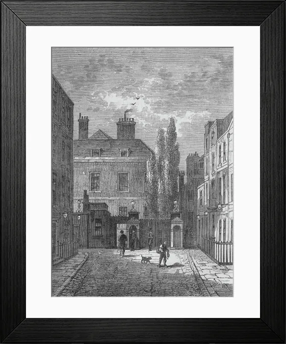 Framed Print : Warwick House, Westminster, London, c1810 (1878) Framed Print : Warwick House, Westminster, London, c1810 (1878)