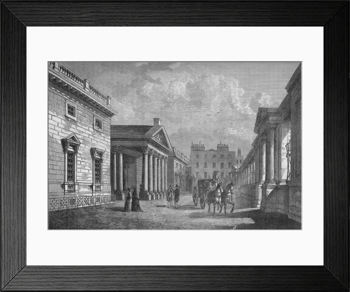 Framed Print : Front of Carlton House, Westminster, London, c1820 (1878) Framed Print : Front of Carlton House, Westminster, London, c1820 (1878)
