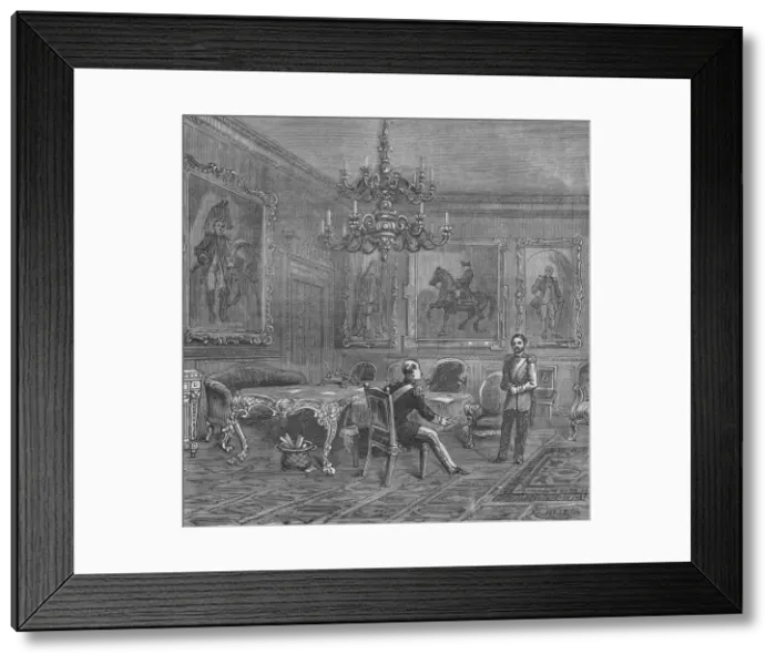 Framed Print : Council Chamber, St Jamess Palace, Westminster, London, c1840 (1878). Artist: RC West Framed Print : Council Chamber, St Jamess Palace, Westminster, London, c1840 (1878). Artist: RC West