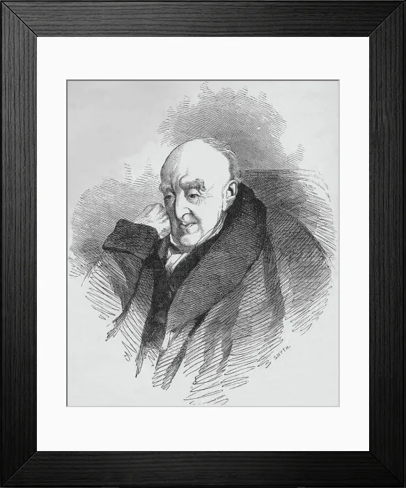 Framed Print : Samuel Rogers, English poet, c1854 (1878). Artist: Smyth