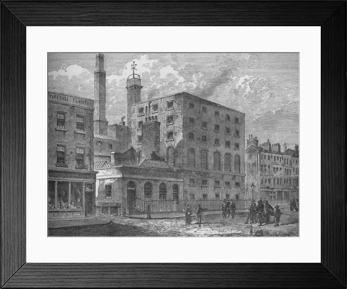 Framed Print : Golden Square Brewery, Soho, Westminster, London, c1875 (1878) Framed Print : Golden Square Brewery, Soho, Westminster, London, c1875 (1878)