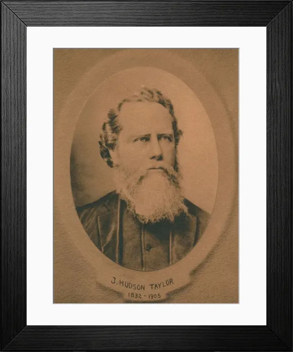 Framed Print : James Hudson Taylor (1832-1905), British Protestant Christian missionary to China, c1910s Framed Print : James Hudson Taylor (1832-1905), British Protestant Christian missionary to China, c1910s