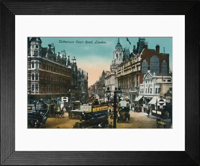 Framed Print : Tottenham Court Road, London, 1915, (c1900-1930) Framed Print : Tottenham Court Road, London, 1915, (c1900-1930)