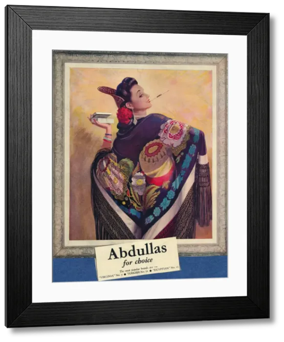 Framed Print : Abdullas for choice, c1945 Framed Print : Abdullas for choice, c1945