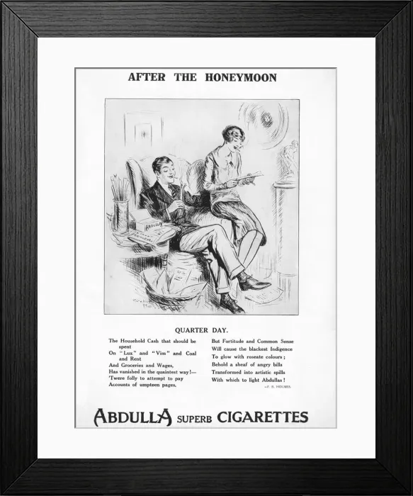 Framed Print : After the Honeymoon - Quarter Day, 1927 Framed Print : After the Honeymoon - Quarter Day, 1927