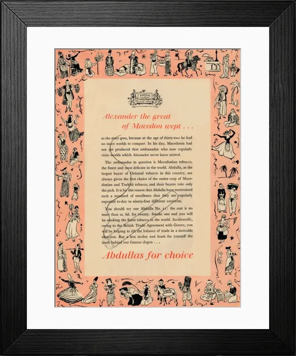 Framed Print : Alexander the great of Macedon wept Abdullas for choice, 1939 Framed Print : Alexander the great of Macedon wept Abdullas for choice, 1939