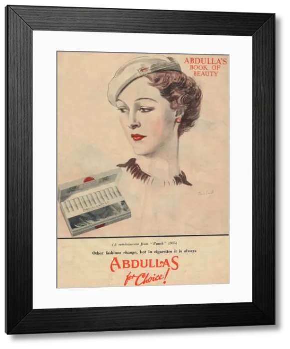 Framed Print : Abdullas Book for Beauty - Abdullas for choice, 1941 Framed Print : Abdullas Book for Beauty - Abdullas for choice, 1941