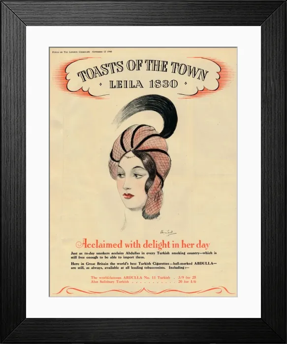 Framed Print : Acclaimed with delight in her day, Toasts of the Town - Leila 1830, 1940 Framed Print : Acclaimed with delight in her day, Toasts of the Town - Leila 1830, 1940