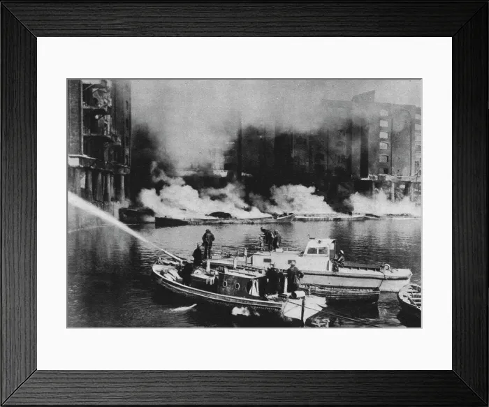 Framed Print : The Firemen Were At The Forefront Of Danger, 1941 (1942) Framed Print : The Firemen Were At The Forefront Of Danger, 1941 (1942)