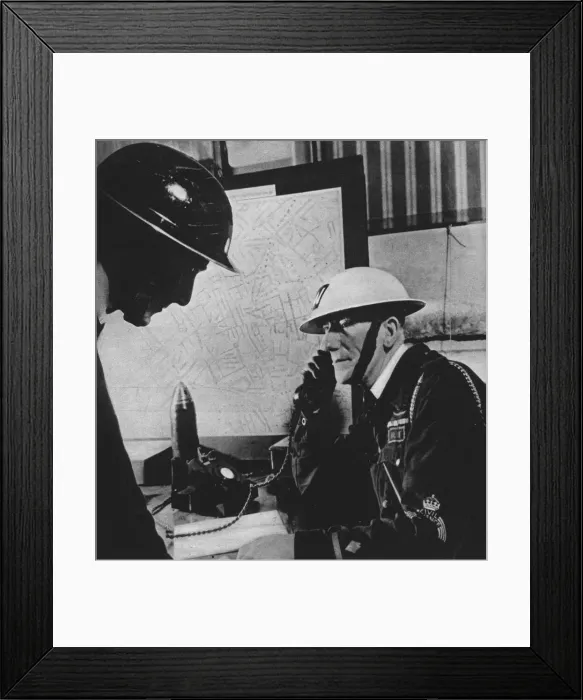 Framed Print : Fifty Thousand Incidents were reported to London Control Centres during the Blitz, 1941 (1942) Framed Print : Fifty Thousand Incidents were reported to London Control Centres during the Blitz, 1941 (1942)