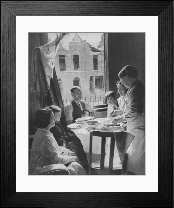 Framed Print : The Family Must Eat, c1940 (1942) Framed Print : The Family Must Eat, c1940 (1942)