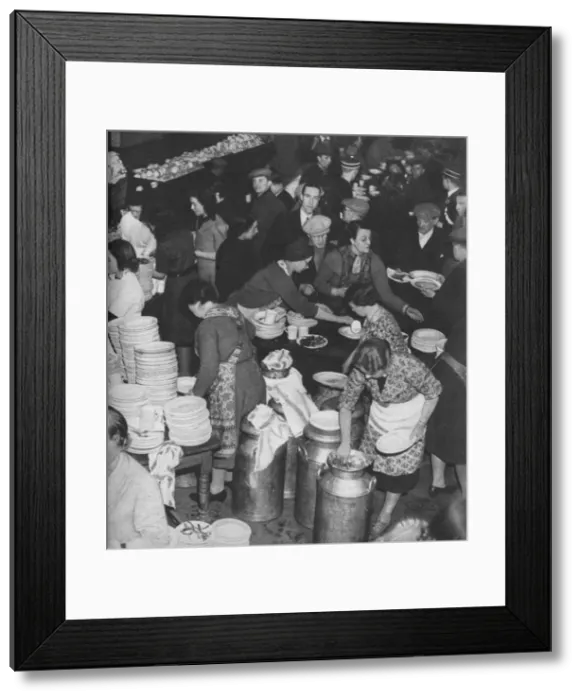 Framed Print : The People Rally To The Peoples Need: Clydeside Feeds Its Homeless, 1941 (1942) Framed Print : The People Rally To The Peoples Need: Clydeside Feeds Its Homeless, 1941 (1942)
