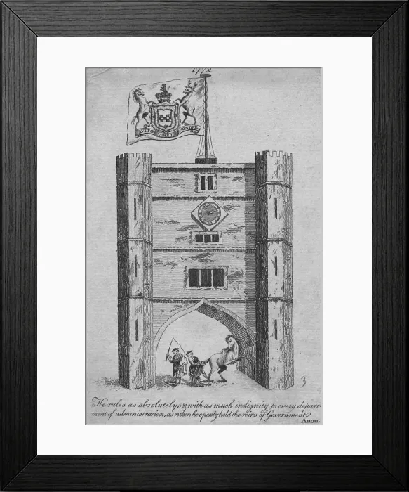 Framed Print : He rules as absolutely & with as much indignity to every department of administration, as when he o