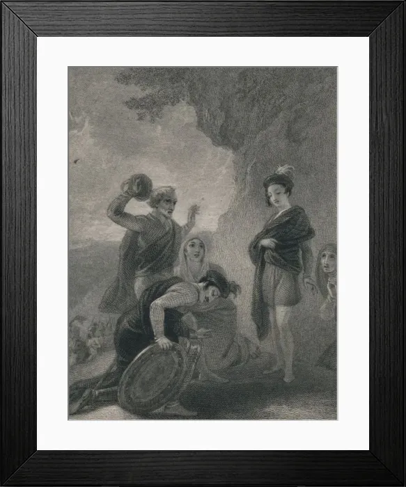 Framed Print : Lord of the Isles, 1823. Artists: Charles Theodosius Heath, Robert the Bruce Framed Print : Lord of the Isles, 1823. Artists: Charles Theodosius Heath, Robert the Bruce