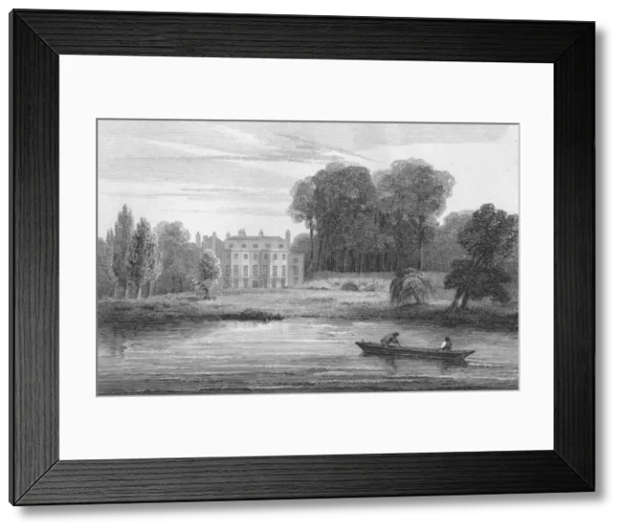 Framed Print : Lady Howes Villa, 1809. Artist: William Bernard Cooke Framed Print : Lady Howes Villa, 1809. Artist: William Bernard Cooke
