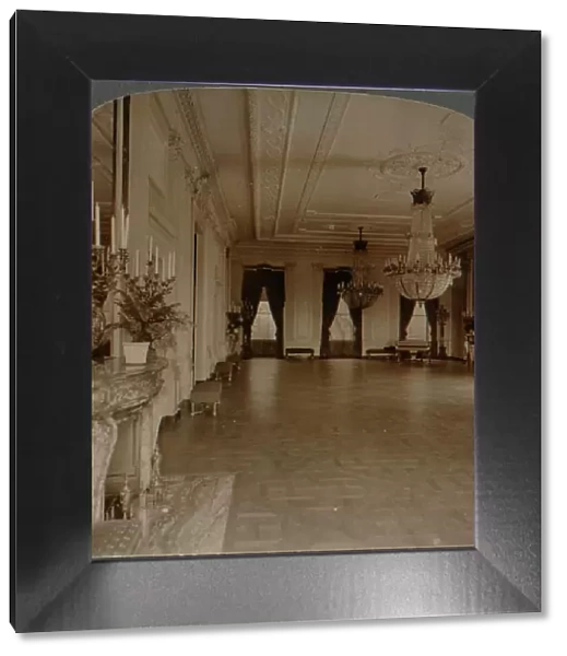 East room where receptions are held, White House, Washington D. C. c1900