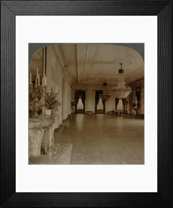 Framed Print : East room where receptions are held, White House, Washington D. C. c1900 Framed Print : East room where receptions are held, White House, Washington D. C. c1900