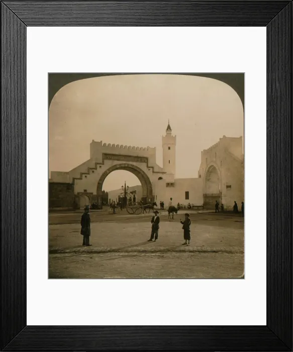 Framed Print : Bab el-Hathera, Tunis, Tunis, 1901 Framed Print : Bab el-Hathera, Tunis, Tunis, 1901