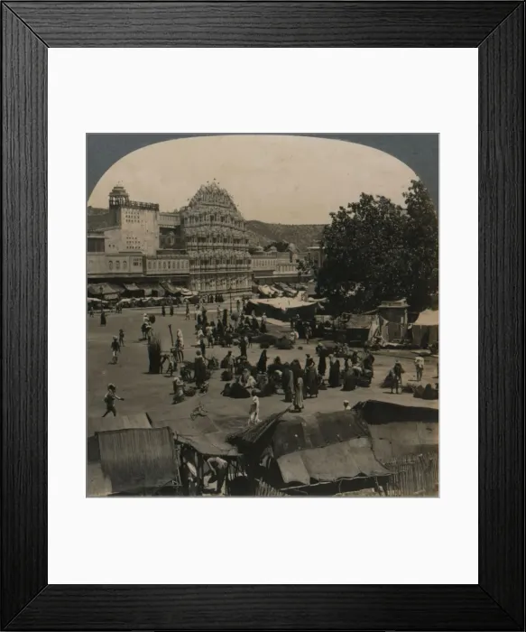 Framed Print : Palace of the Winds from Shiva Temple, Jeypore, India, 1902 Framed Print : Palace of the Winds from Shiva Temple, Jeypore, India, 1902