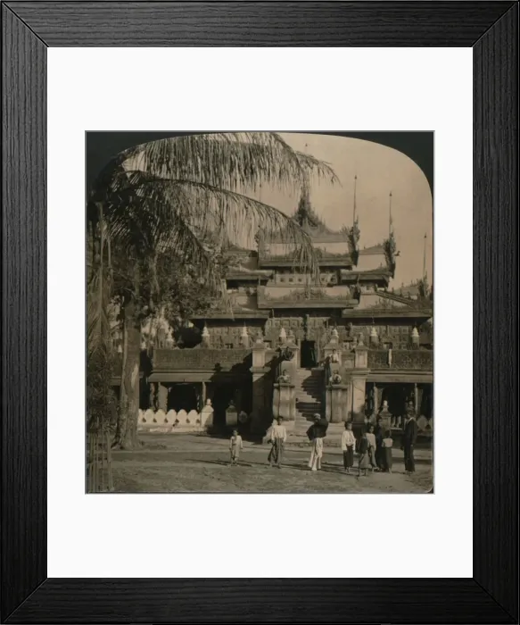 Framed Print : The Queens Golden Monastery, a gem of oriental architecture, Mandalay, Burma, 1907 Framed Print : The Queens Golden Monastery, a gem of oriental architecture, Mandalay, Burma, 1907