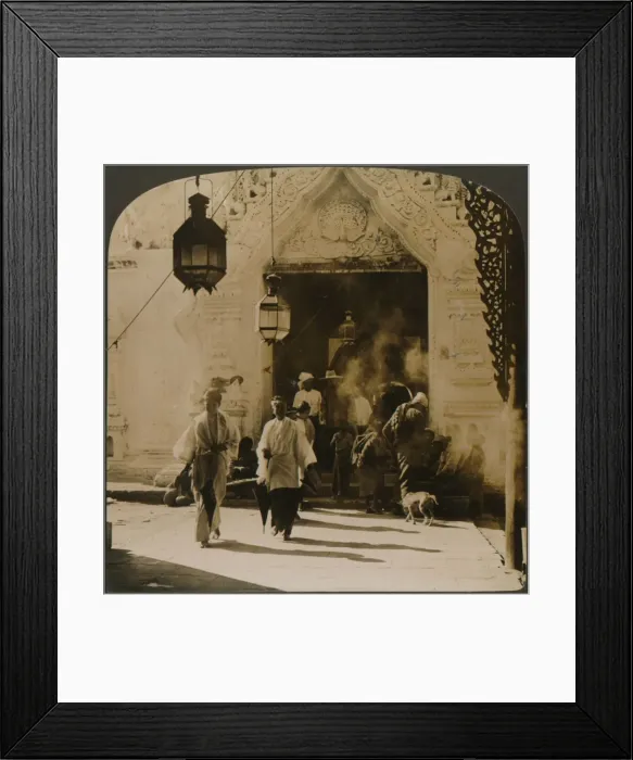 Framed Print : Burmese ladies on their way to the bazaar, Mandalay, Burma, 1907 Framed Print : Burmese ladies on their way to the bazaar, Mandalay, Burma, 1907