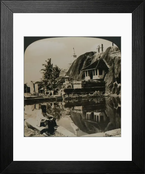 Framed Print : Isuruminiya, an ancient and picturesque rock temple in the heart of Ceylon, 1907 Framed Print : Isuruminiya, an ancient and picturesque rock temple in the heart of Ceylon, 1907