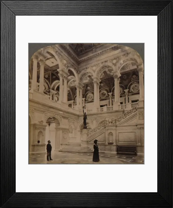 Framed Print : Decorative splendors of the Entrance Hall of the great Congressional Library, Washington, U. S. A Framed Print : Decorative splendors of the Entrance Hall of the great Congressional Library, Washington, U. S. A