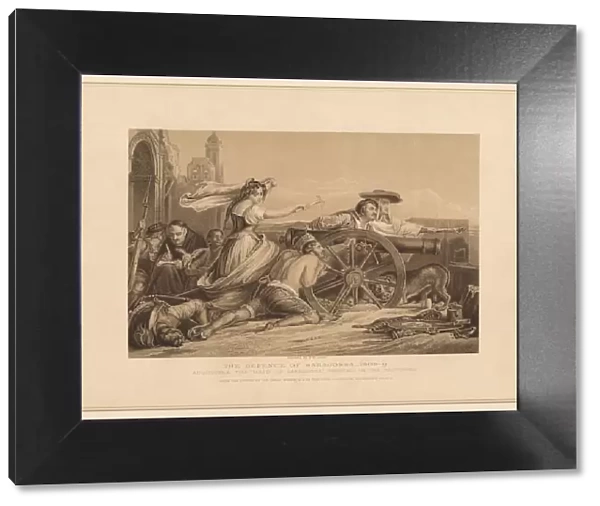 The Defence of Saragoosa, 1808-9, (1878). Artist: William Home Lizars