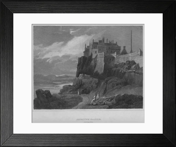 Framed Print : Stirling Castle, Stirlingshire, 1814. Artist: John Greig Framed Print : Stirling Castle, Stirlingshire, 1814. Artist: John Greig