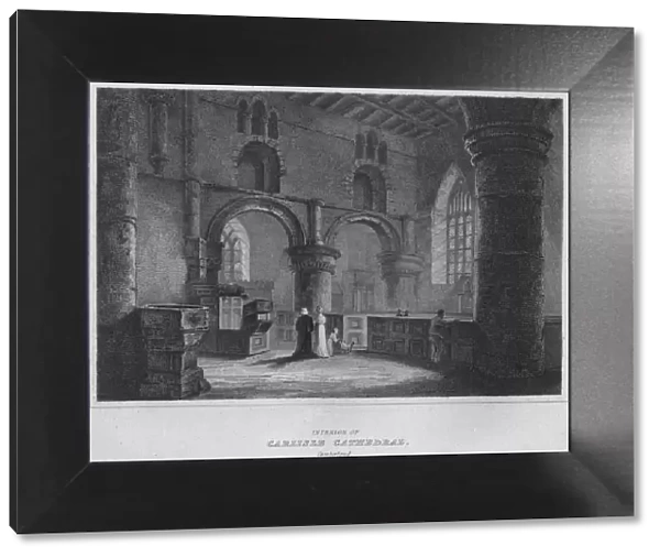 Interior of Carlisle Cathedral. Cumberland, 1814. Artist: John Greig