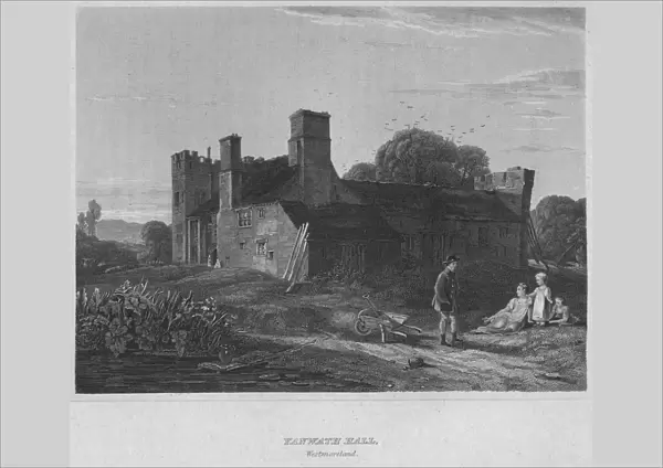 Yanwath Hall, Westmoreland, 1814. Artist: John Greig